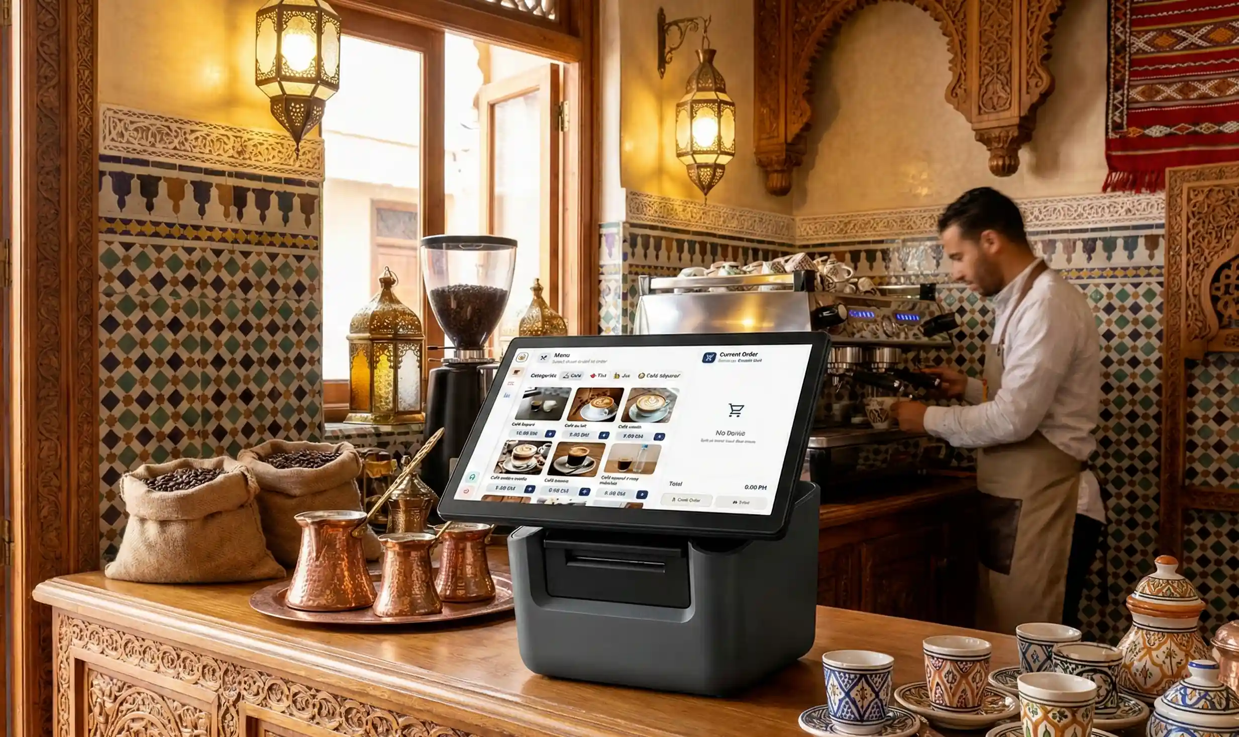 واجهة لوحة تحكم نظام الكاشير